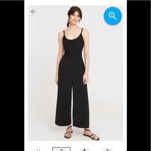 Women's V-Back Jumpsuit in Black | Size: Medium| Modal Cotton Blend by Cuyana